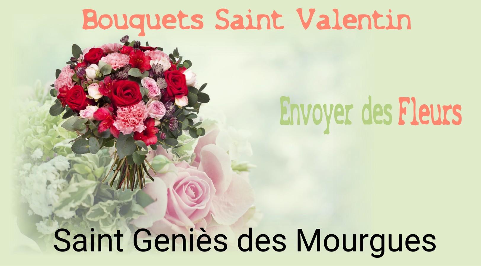 Roses de Saint-Valentin livrées à Saint-Geniès-des-Mourgues